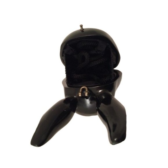 Timmy Woods of Beverly Hills Signed Bag Bunny Black White Clutch Crossbody Purse - Picture 5 of 7